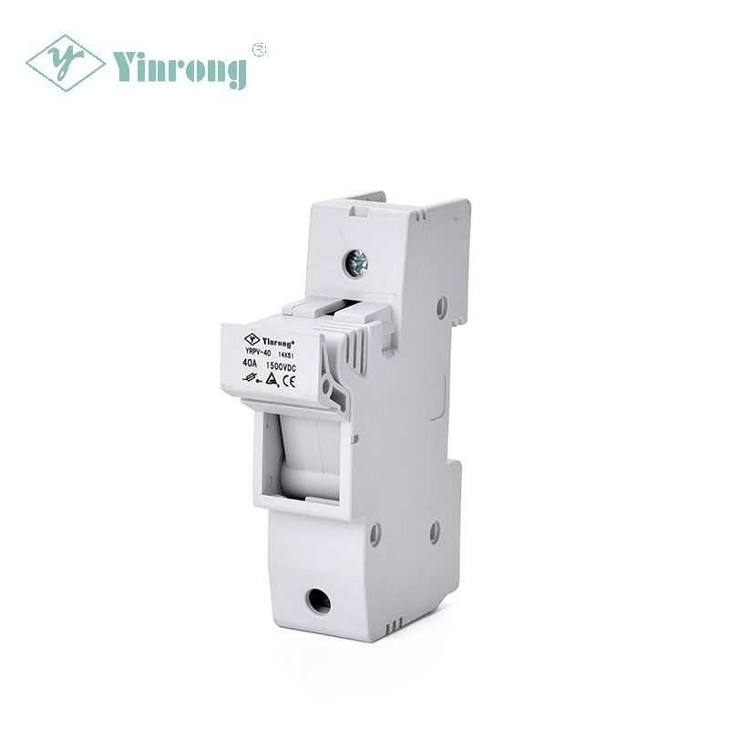 1500VDC 40A 14 × 51mm Solar PV DIN Rail Fuse Holder