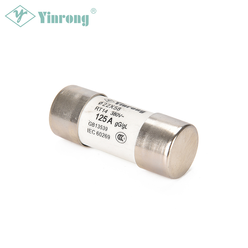 500VAC 125A 22×58mm Silinder HRC Fuse Link